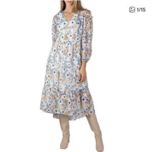 JOIE DRESS "FLORAL FIELD" LIMITED EDITION MAXI NWT